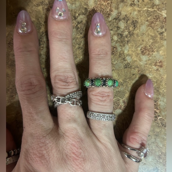 Turquoise eternity ring - Picture 3 of 3